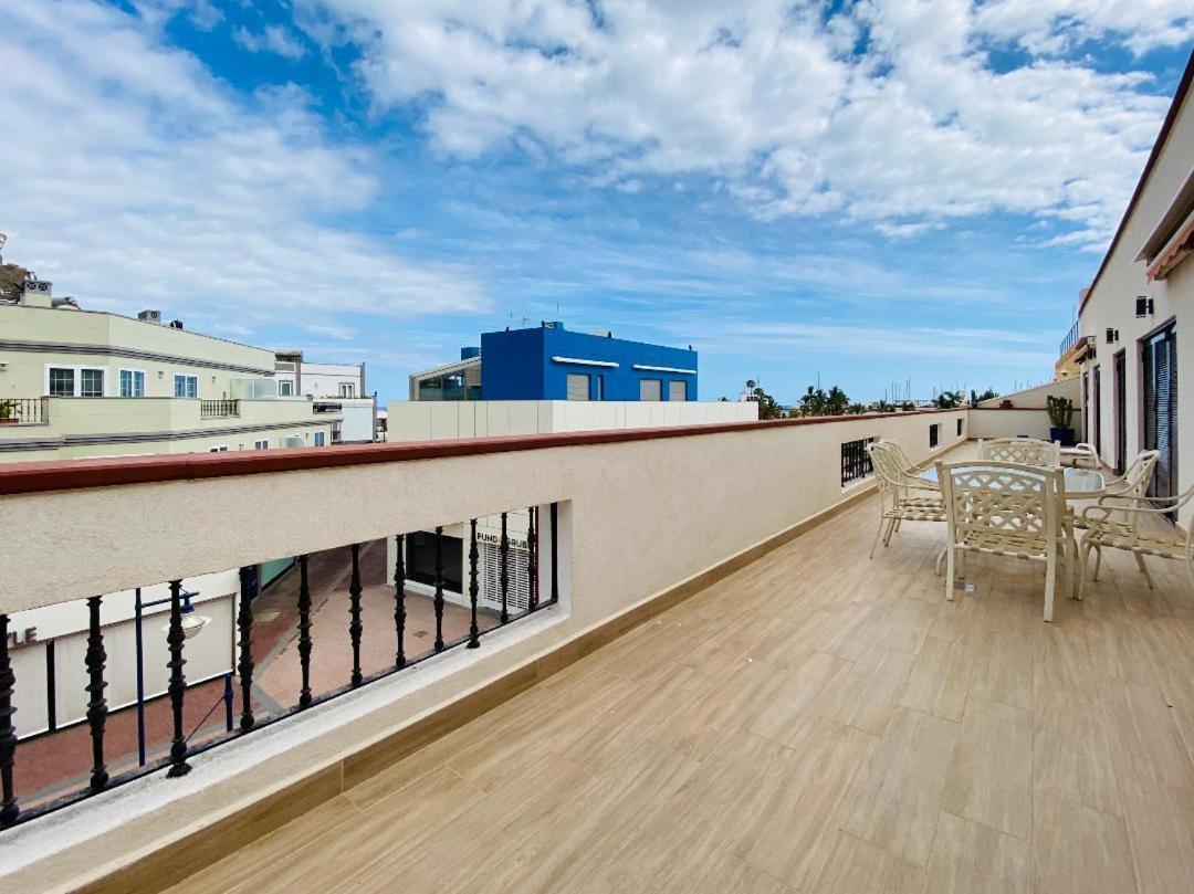 The Penthouse Puerto De Mogan Apartman Kültér fotó